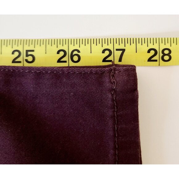 Nine West Womens Heidi Pull-On Straight Jeans Burgundy Size 14 NWOT - Picture 8 of 9